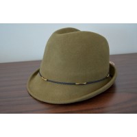 NWT Scala Collezione Dorfman Pacific  Green Fedora Hat Wool Felt LF186  eb-83038378